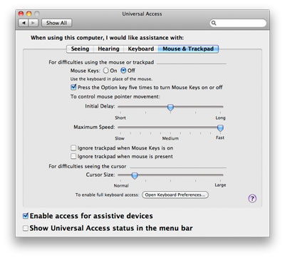 universal access on mac for csgo